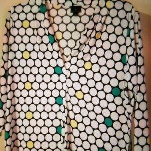 Worthington shirt w/ V-neck & 3/4 length sleeves